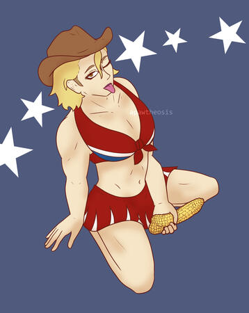 Stan Patriotic Pinup